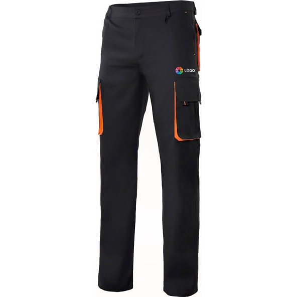 Pantalón de trabajo bicolor con refuerzo Velilla