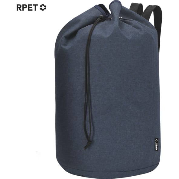 Mochila petate multiusos 600D RPET con cinta 2 en 1 con cremallera