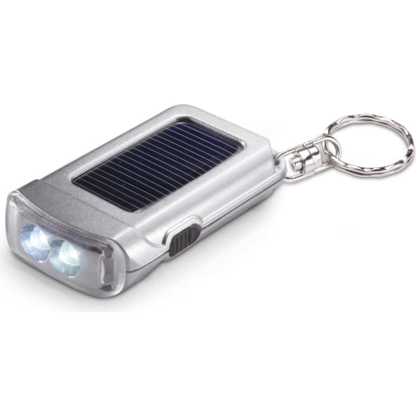 Llavero linterna LED por panel solar