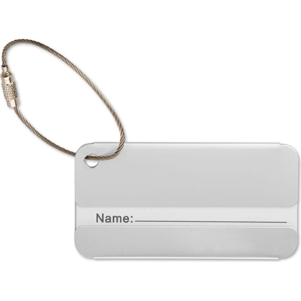 Identificador de maletas de aluminio