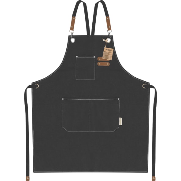 Delantal canvas reciclado 350g/m² y doble ajuste Fonor