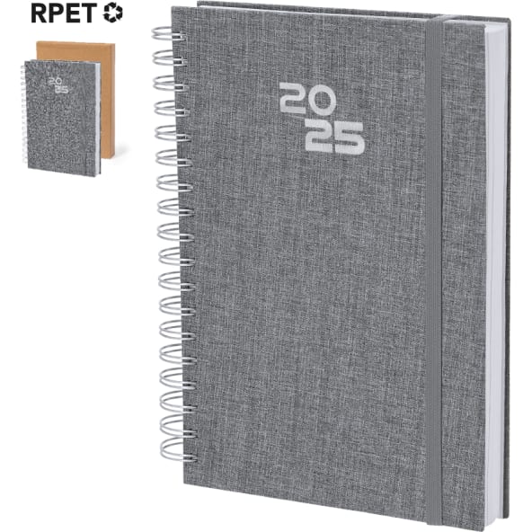 Agenda día página 2026 en RPET 19 x 24,5 cm.