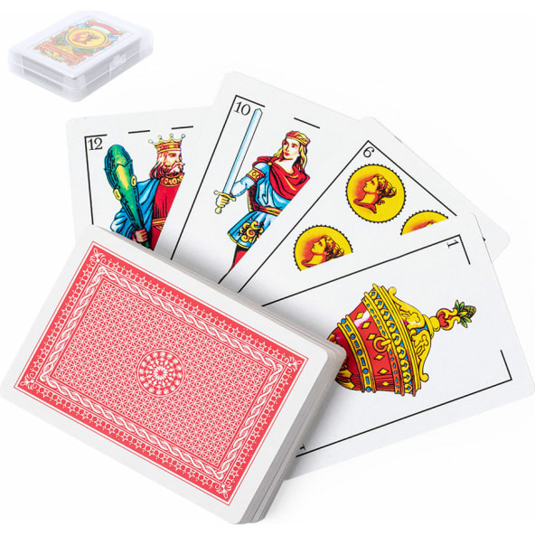 Baraja española personalizada de papel laminado 50 cartas