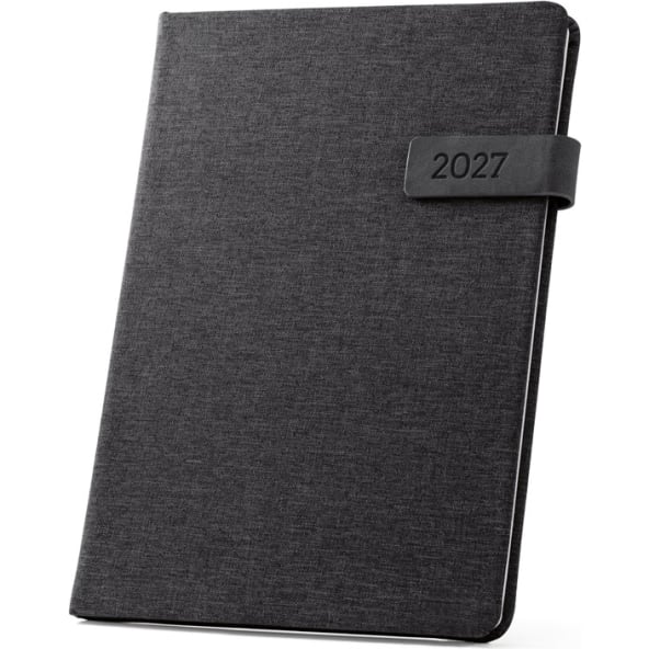 Agenda semana vista 2027 de RPET con funda 17.5 x 24.5 cm