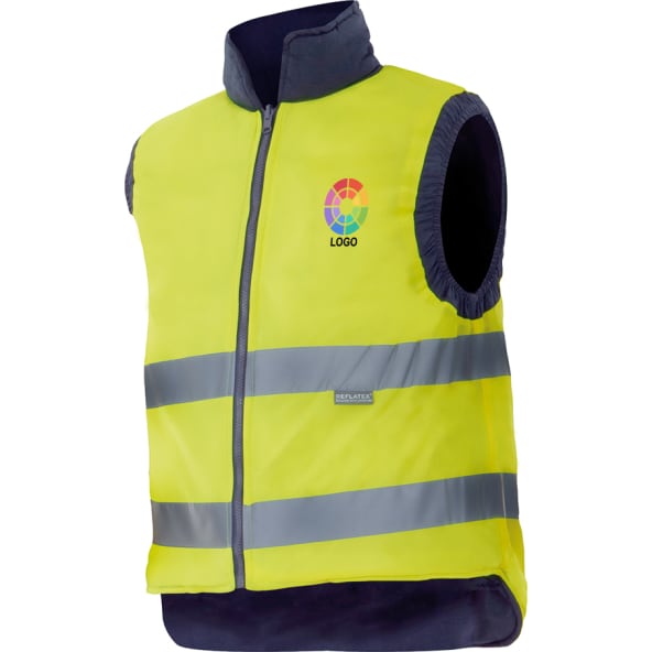 Chaleco acolchado reversible alta visibilidad Velilla