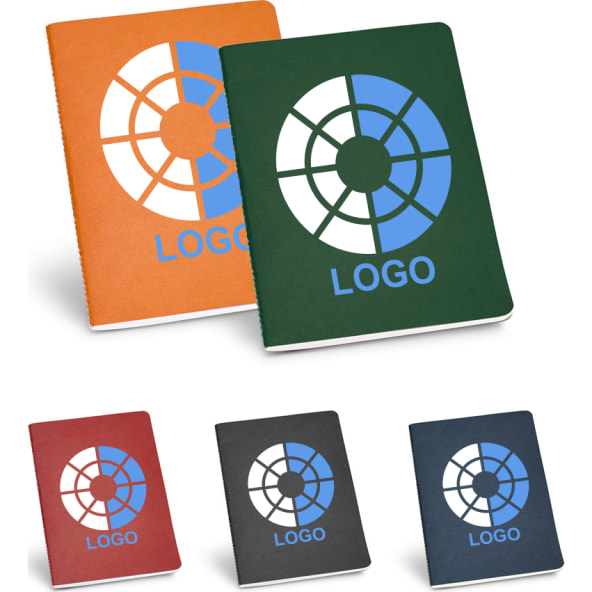 Bloc de notas de cartón reciclado personalizado 14 x 21 cm