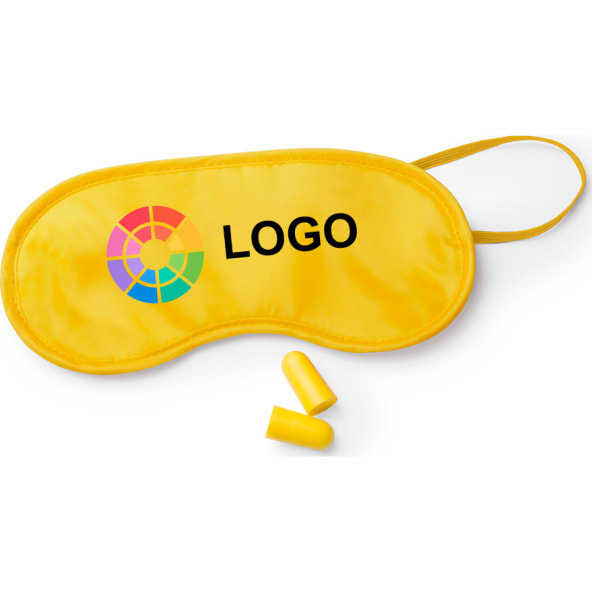 Set con antifaz para dormir y tapones para oídos