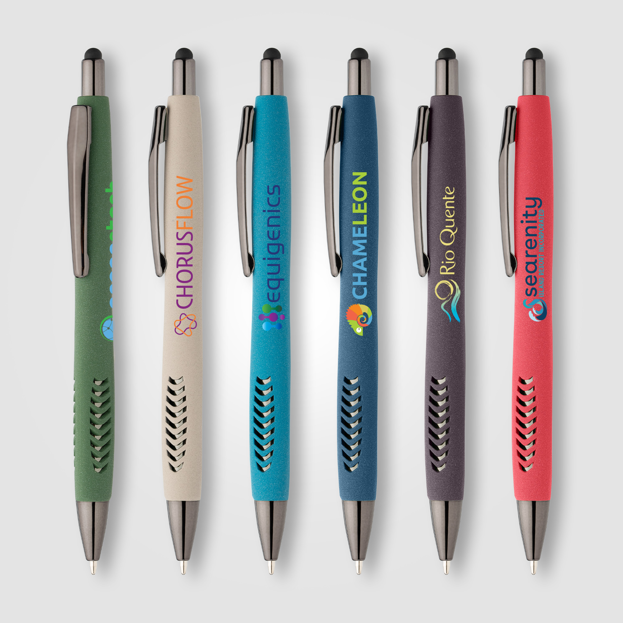 Avalon Recycled Plastic Stone Finish Stylus Pen