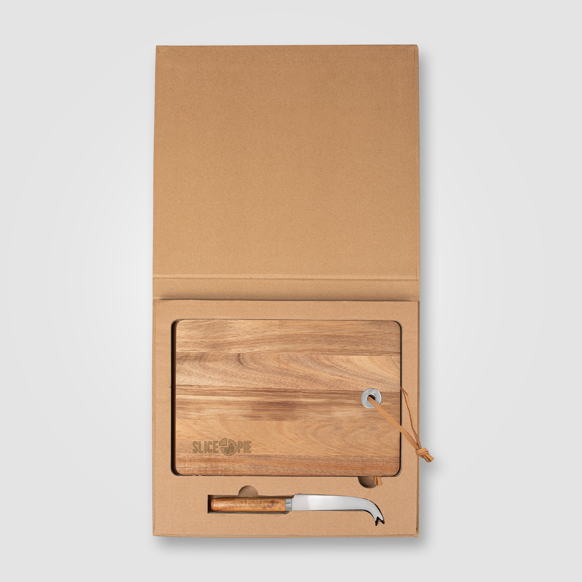 Mysa FSC Bamboo Hanging Cheese Knife & Board – 48x15cm