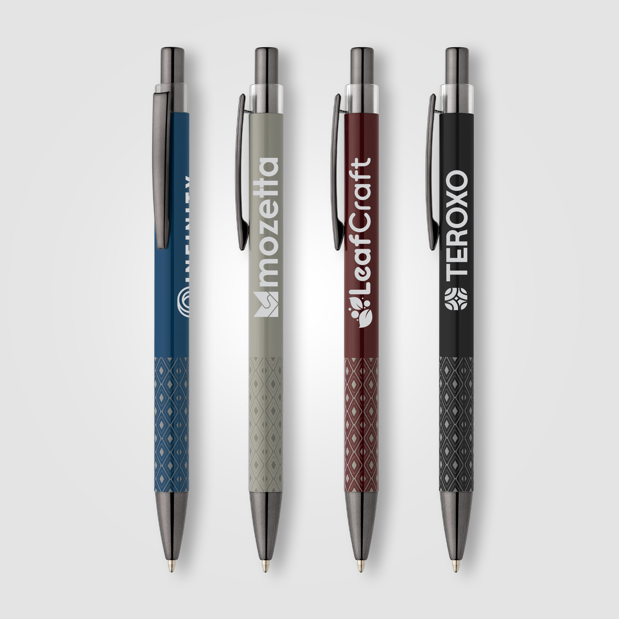 Norin Recycled Aluminium Printed Grip Pen