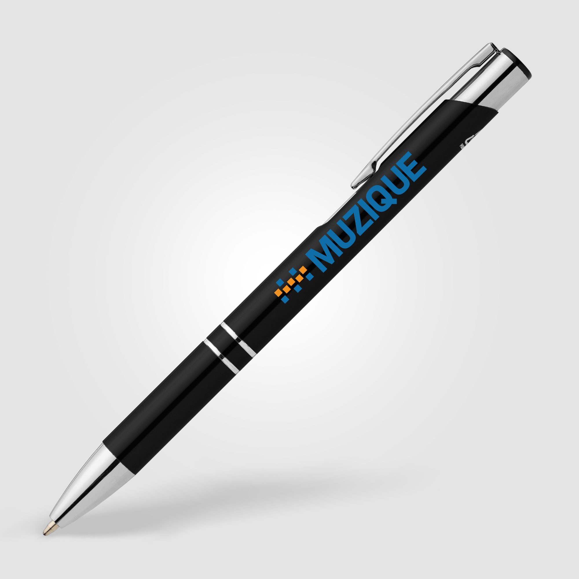 Tres-Chic Recycled Aluminum Metallic Chrome Trim Pen