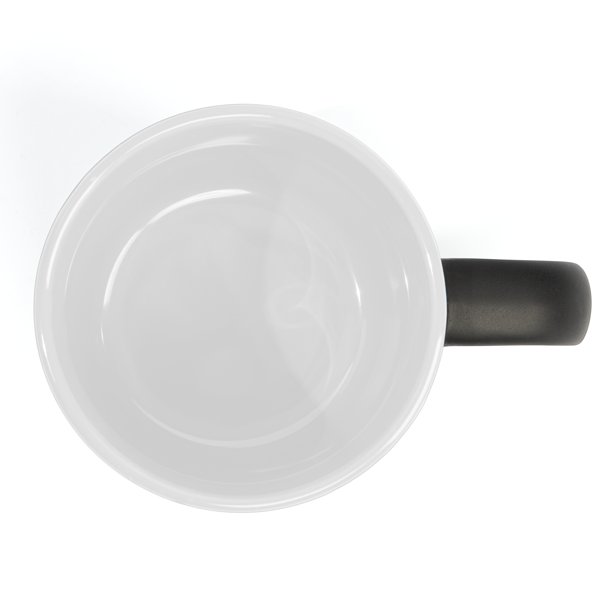 Zanzibar - 355 ml Matte Black Ceramic Mug with ColourPop