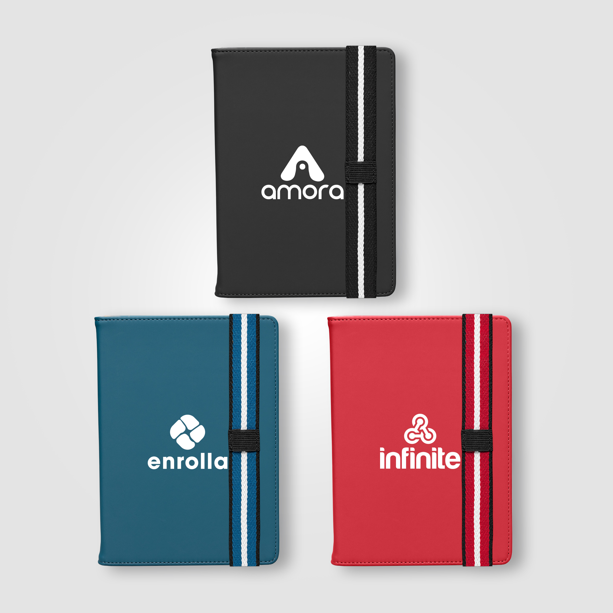 Newport Recycled Chevron Refillable Journal - A5