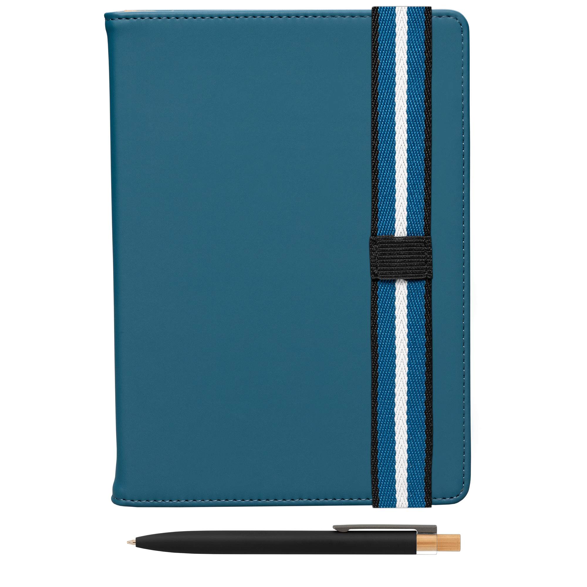 Newport Recycled Chevron Refillable Journal Pen Set – A5