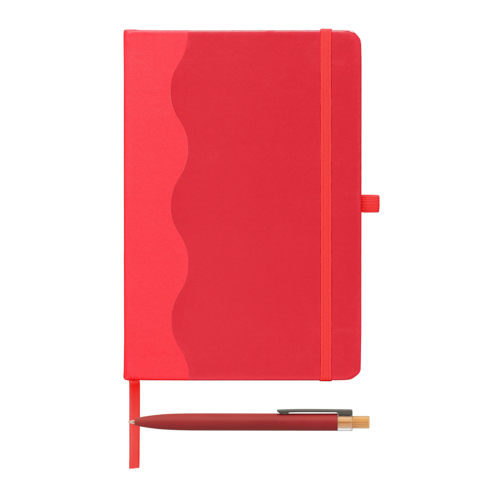 Grete Recycled Wave Pattern Journal Pen Set – A5