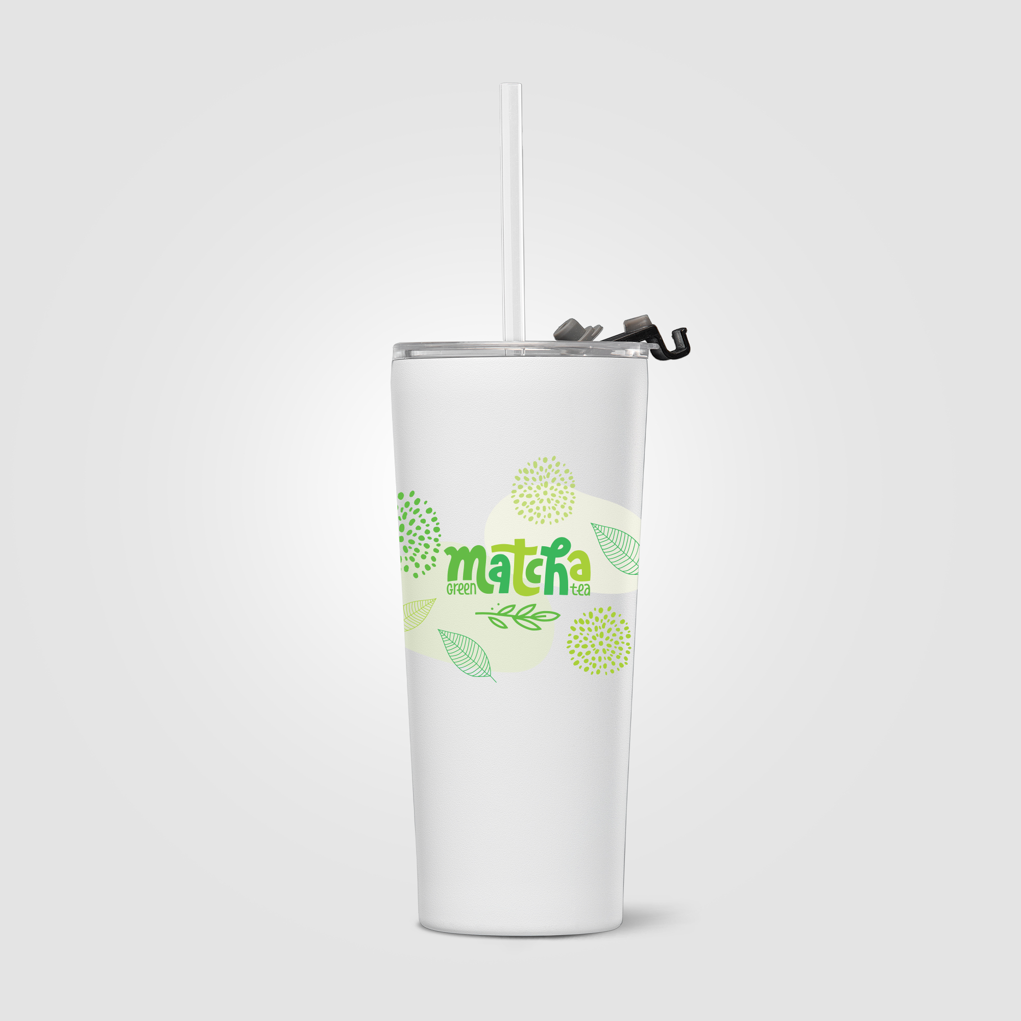 Excalibur - 21 oz. Double-Wall Stainless Tumbler with Straw​​ 8