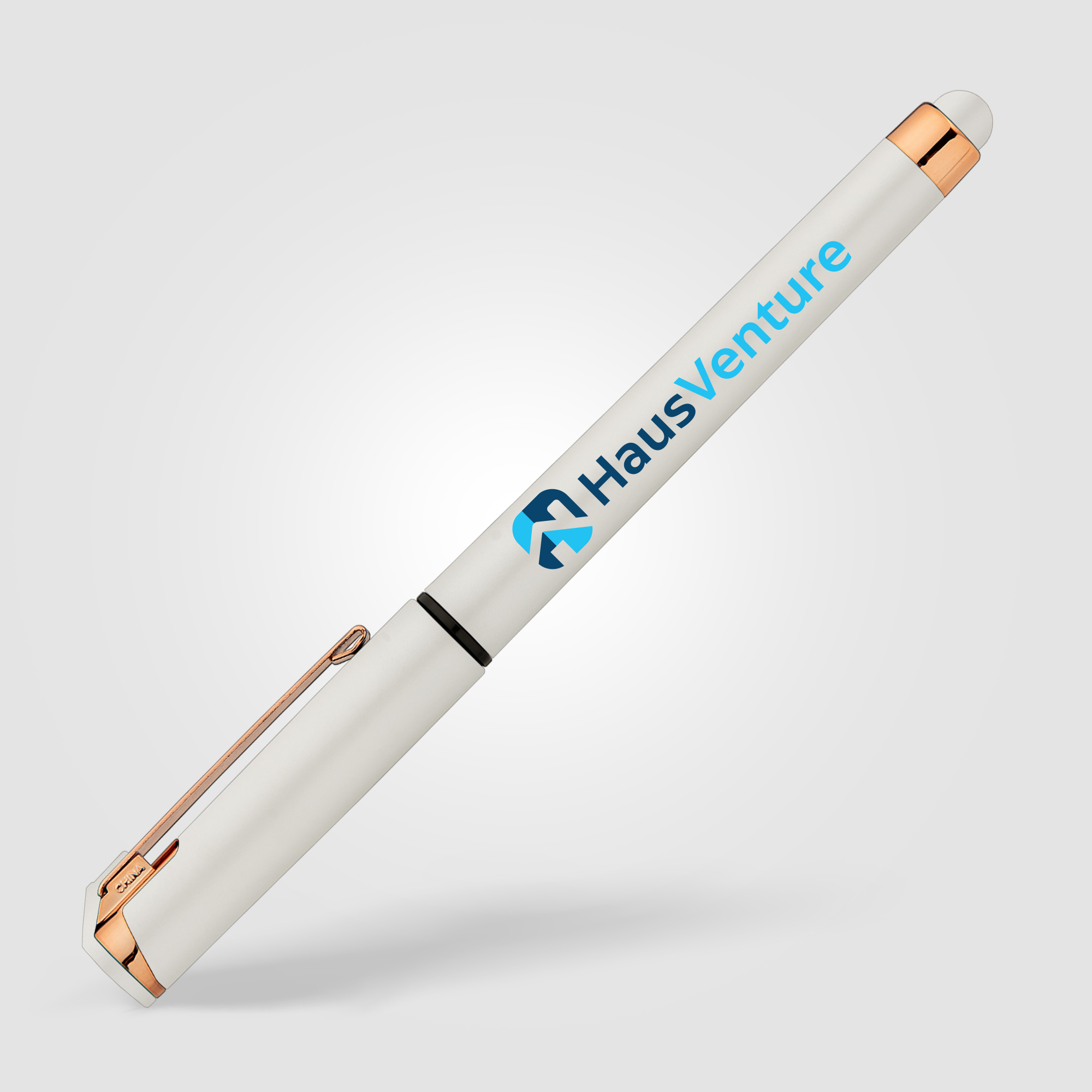 Islander Pearl Rose Gold Stylus Gel Pen 22