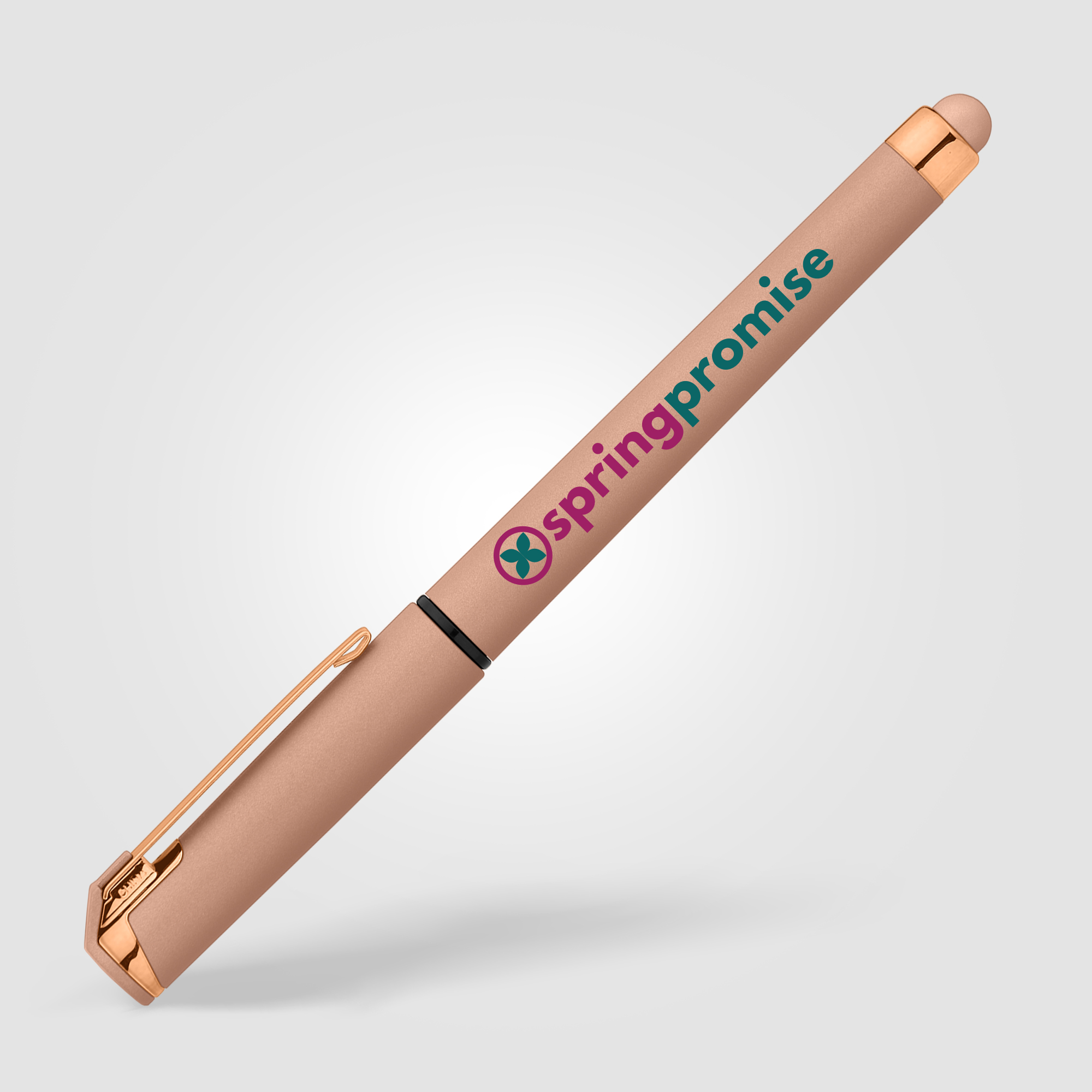 Islander Softy Monochrome Metallic Stylus Gel Pen