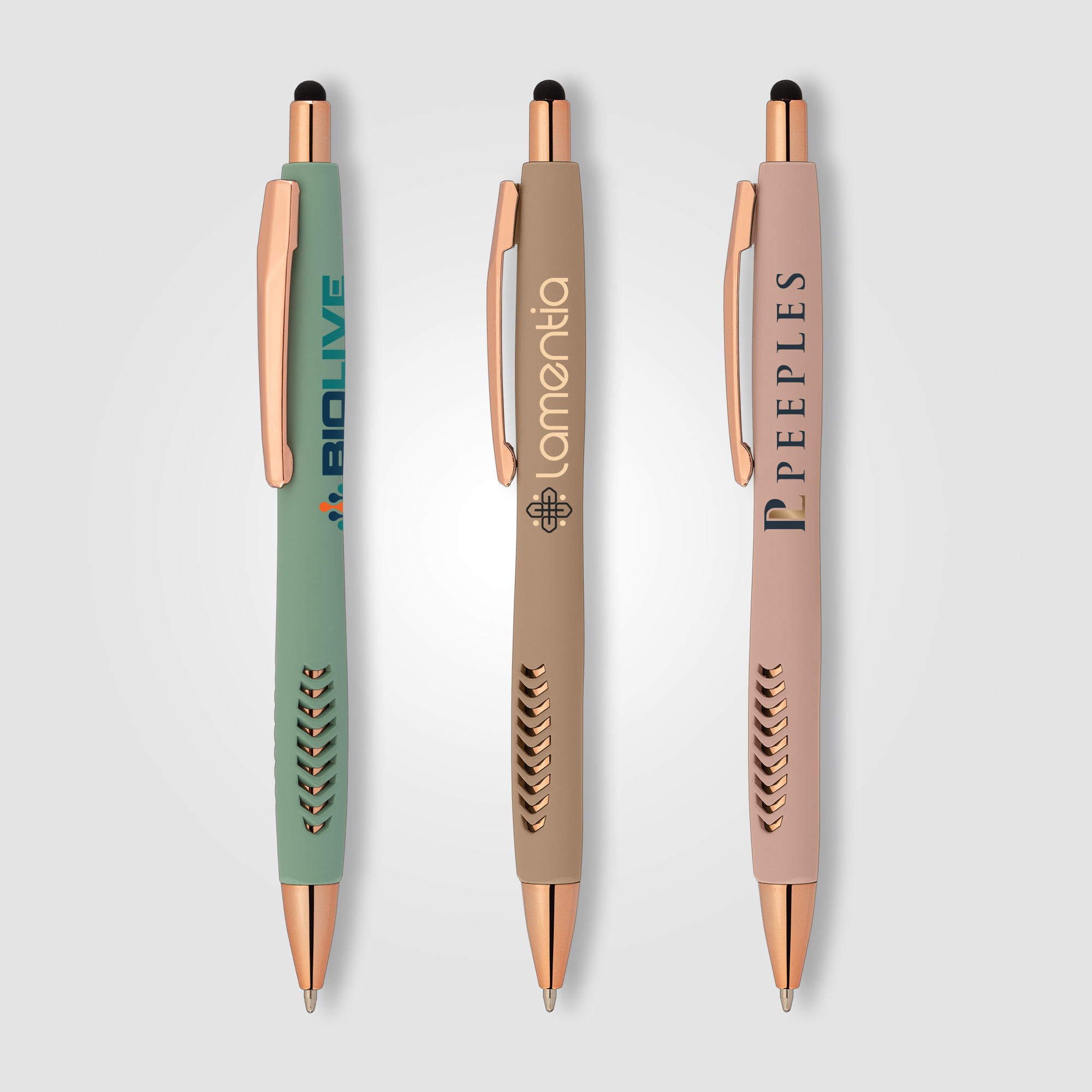 Avalon Softy Rose Gold Designer Pen w/ Stylus