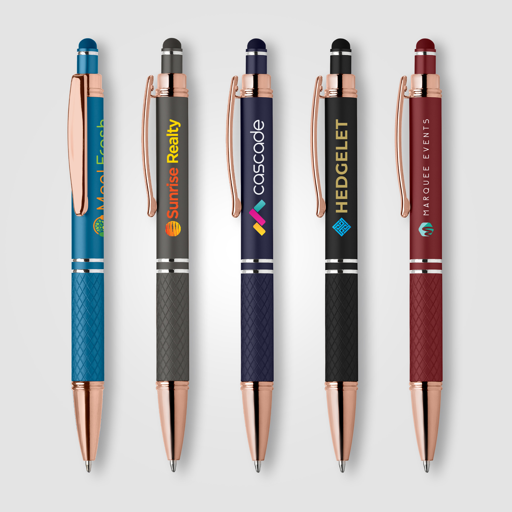 Phoenix Softy Rose Gold Classic Pen w/ Stylus 4