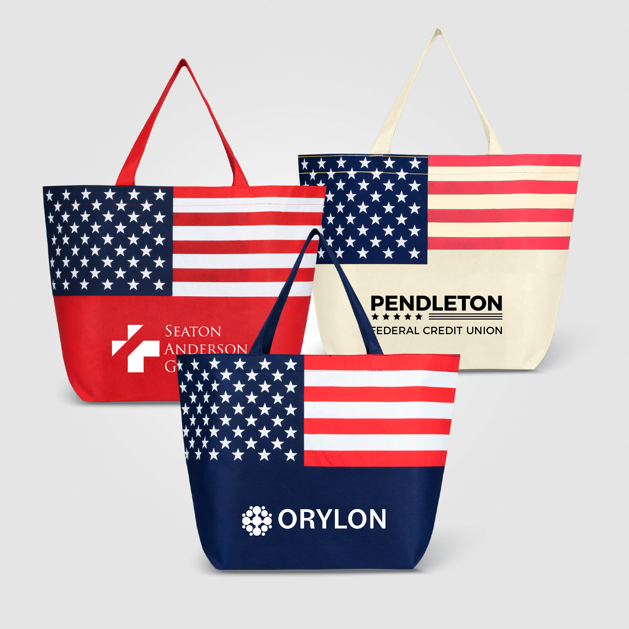 American Flag Non-Woven Tote Bag 3