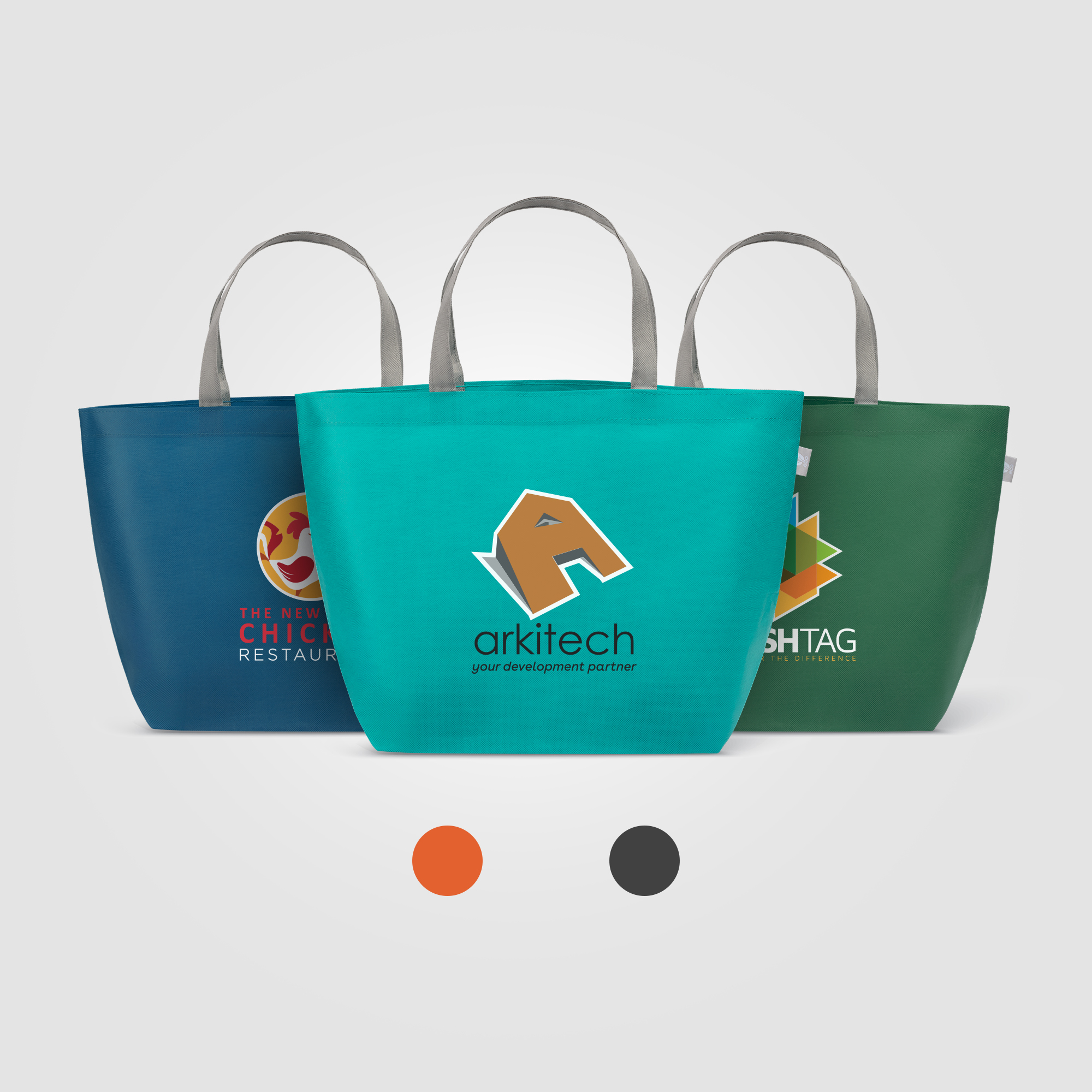 Julian RPET - Recycled Non-Woven Shopping Tote Bag