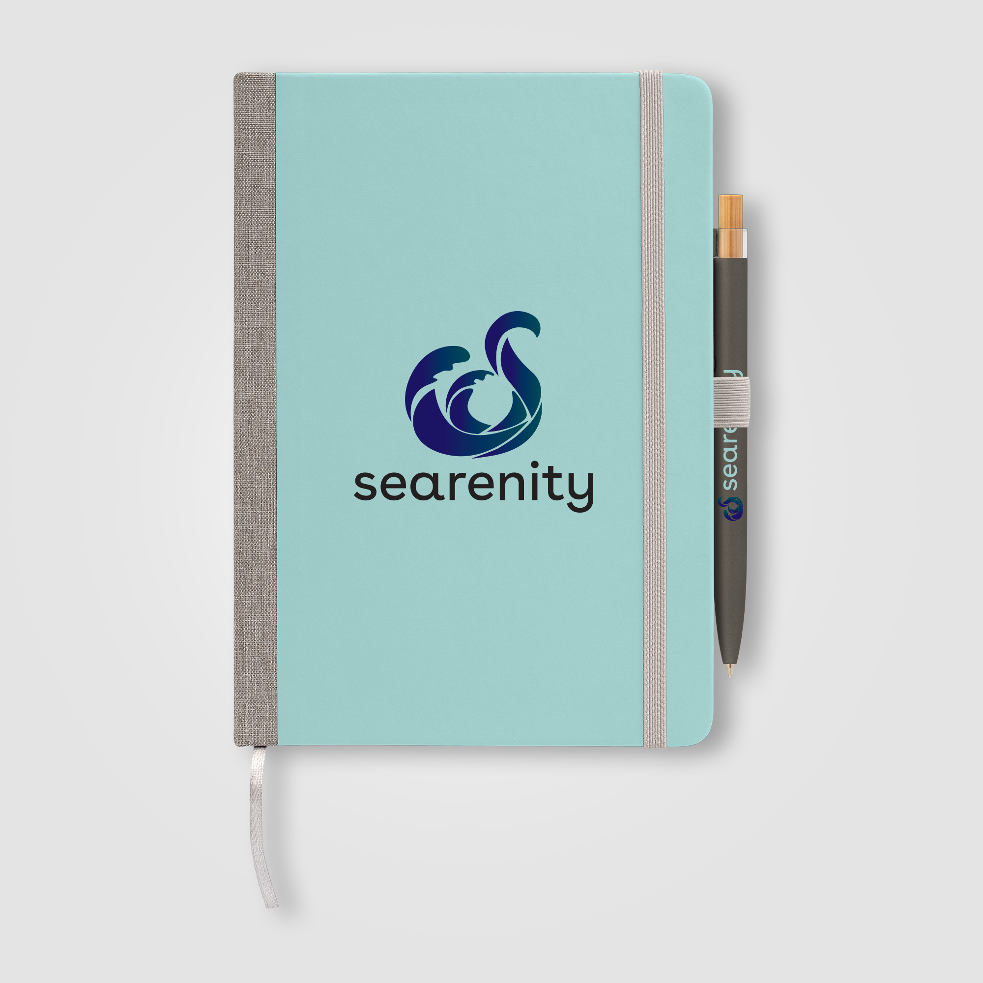 Steinbeck Recycled Hard Cover Journal & Pen Set - A5 5.9" x 8.3" 30