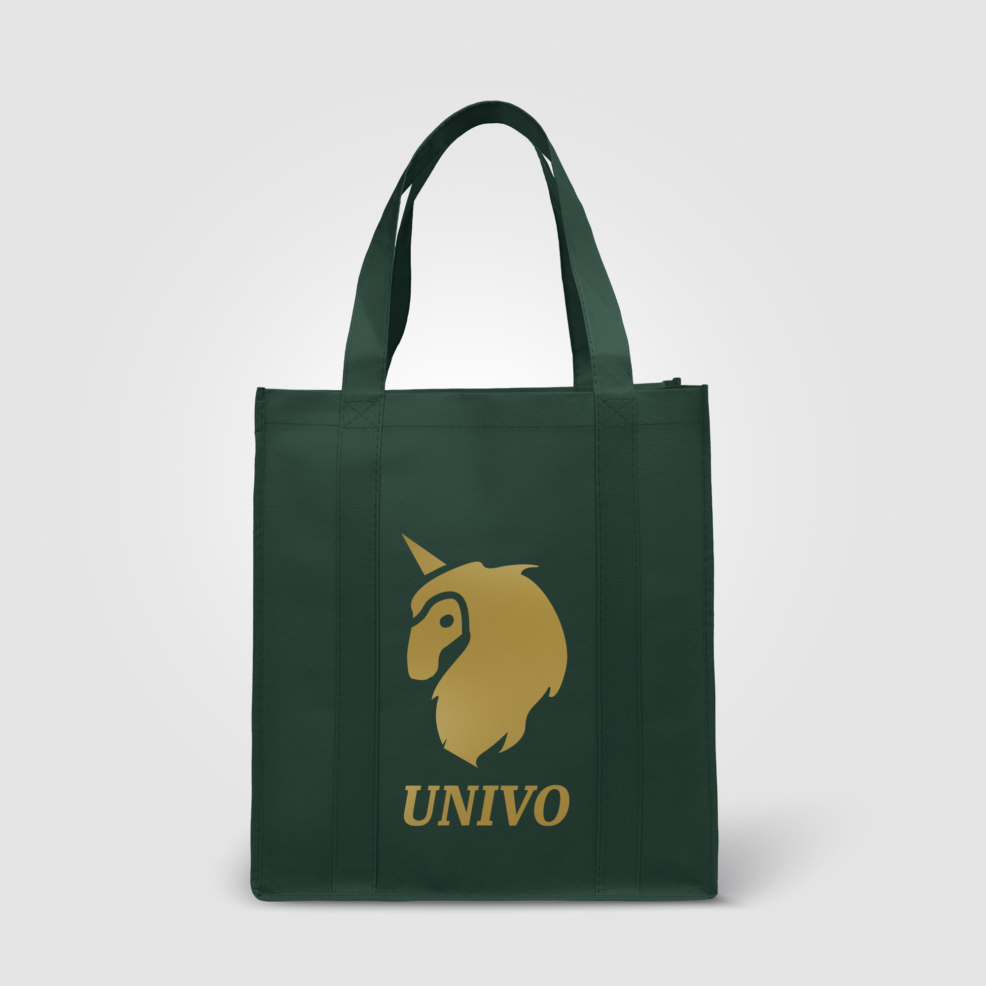 North Park - Non-Woven Shopping Tote Bag - Metallic imprint 24