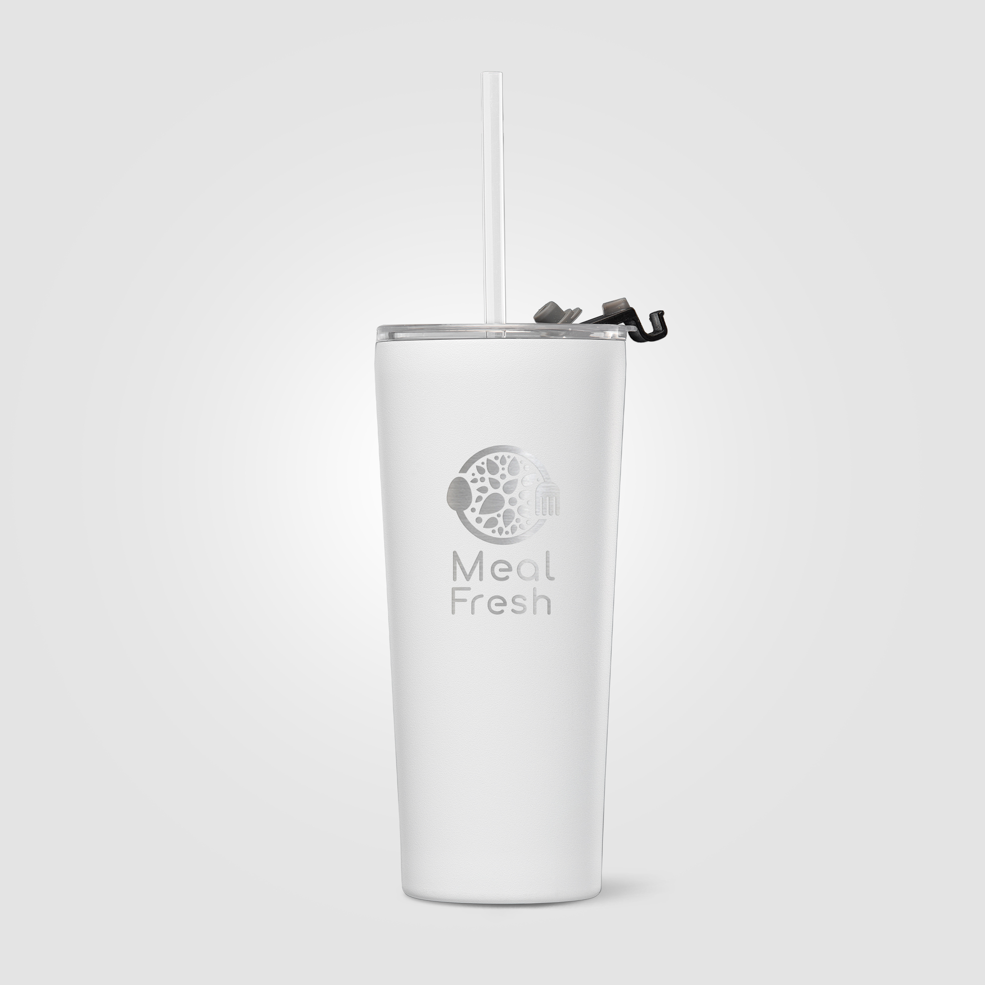 Excalibur - 21 oz. Double-Wall Stainless Tumbler with Straw​​ 39