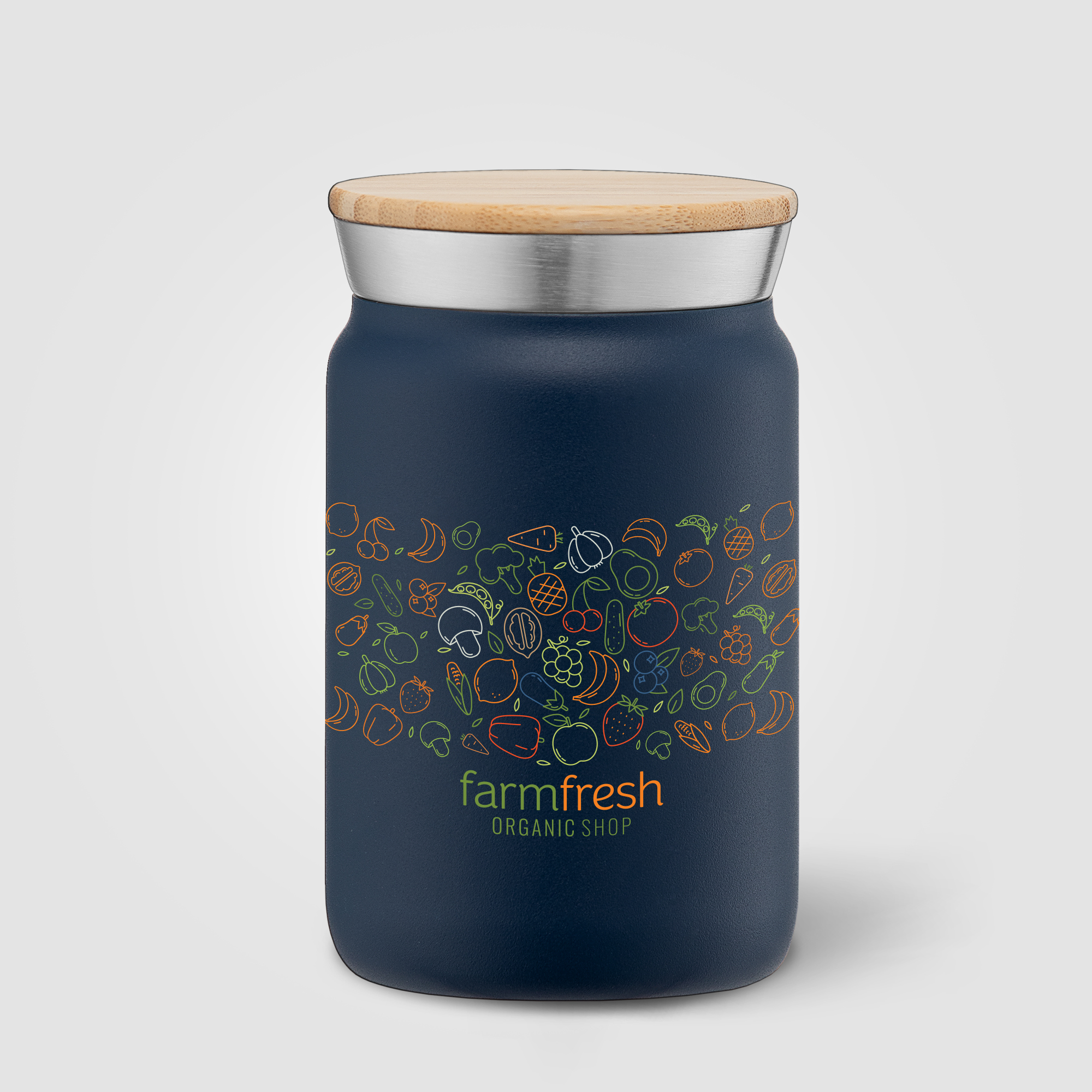 Nordic - 9 oz. Double Wall Copper-Lined Stainless Steel Tumbler with Bamboo Lid 45