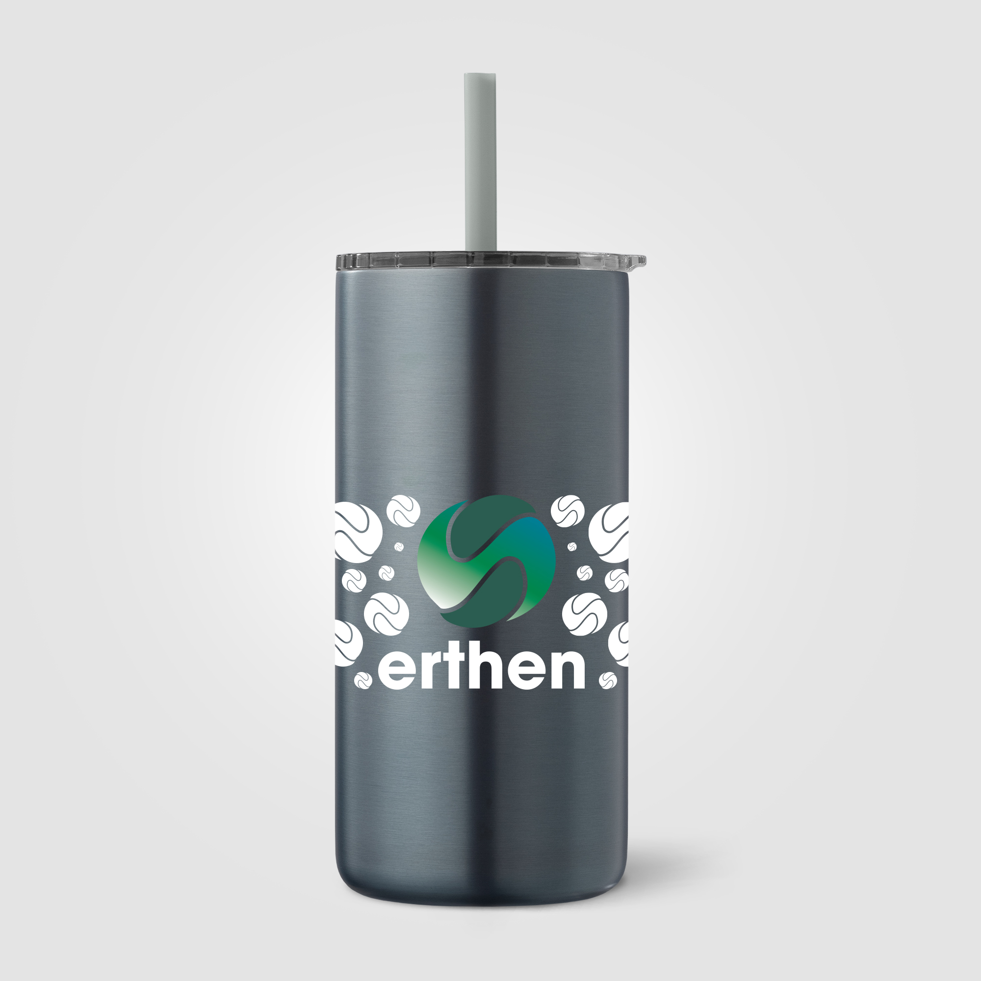 Borealis Stainless Steel Straw Tumbler - 16 oz. 9