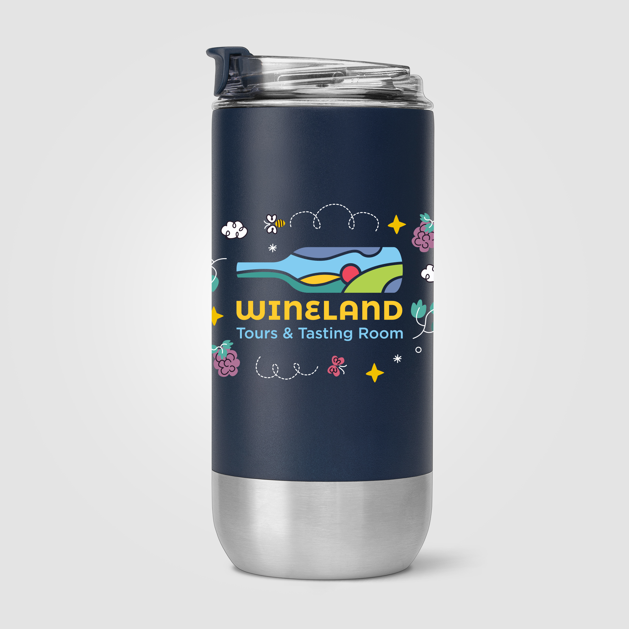 Glacier - 16 oz. Double-Wall Recycled Stainless Steel Tumbler 8