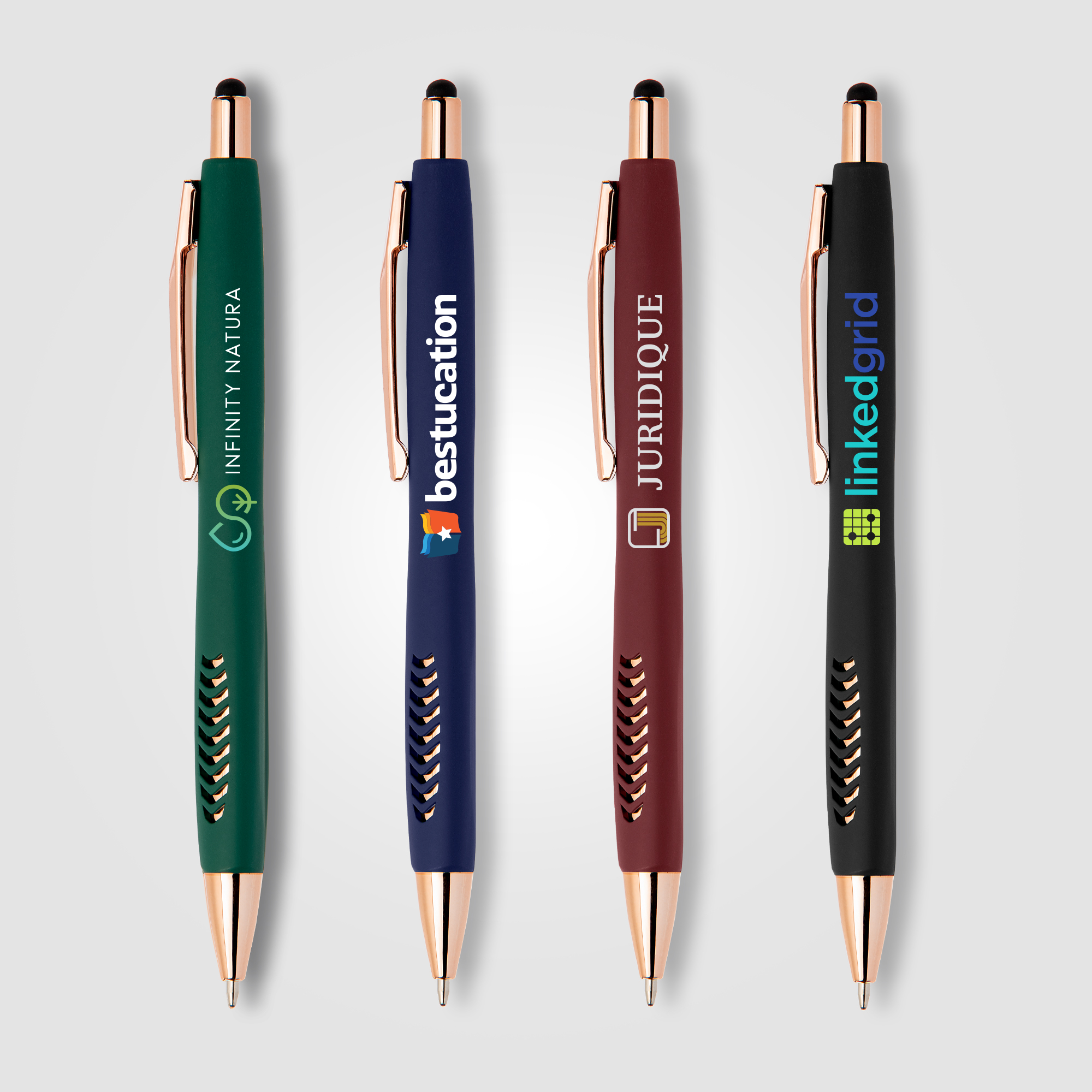 Avalon Softy Rose Gold Pen w/ Stylus