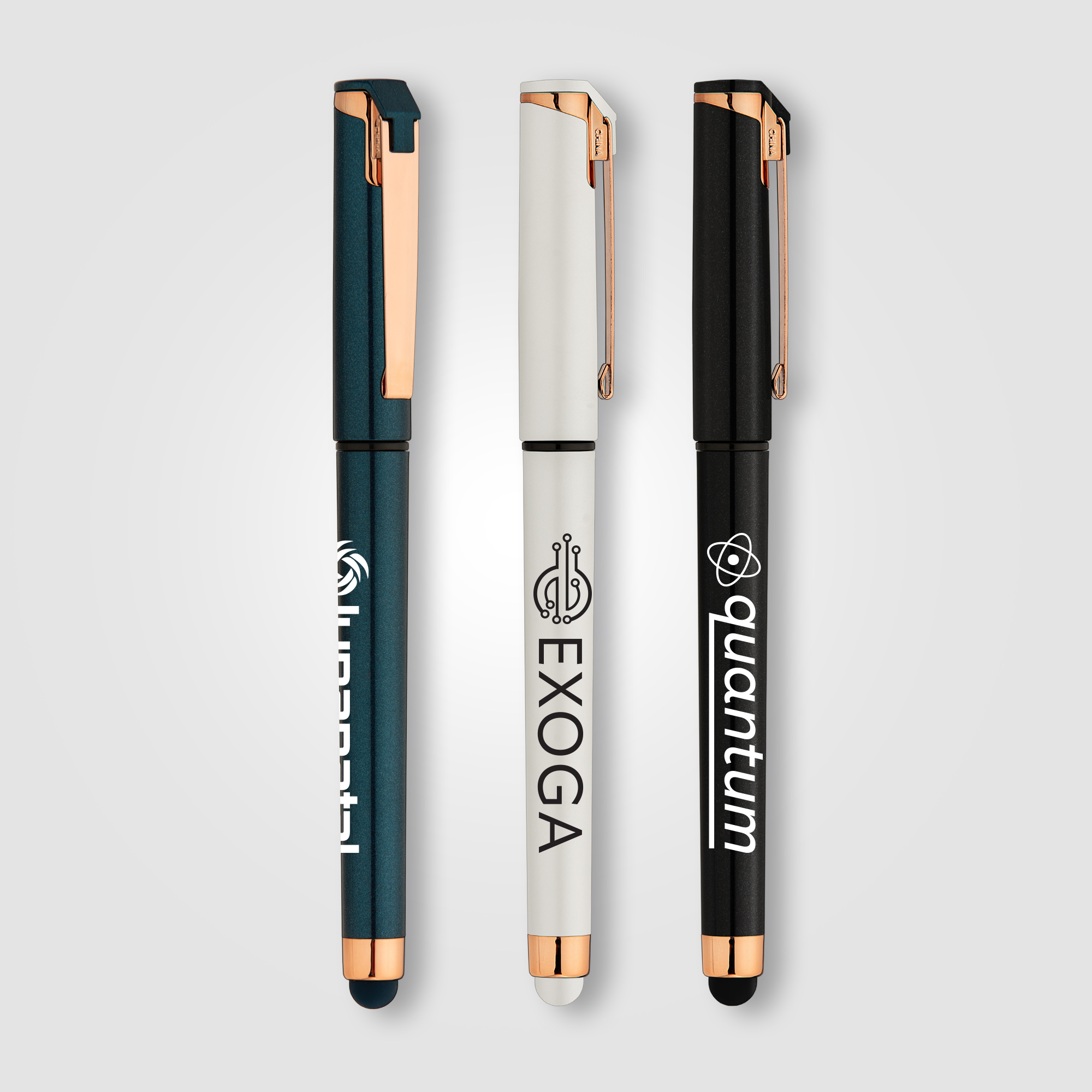 Islander Pearl Rose Gold Stylus Gel Pen 7