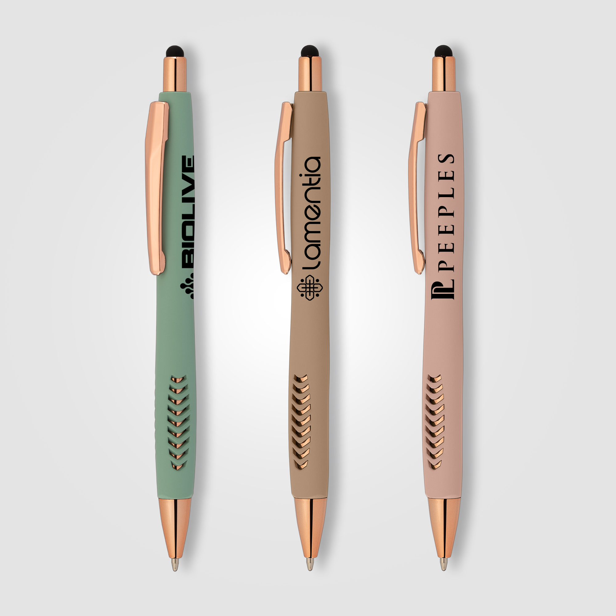 Avalon Softy Rose Gold Designer Pen w/ Stylus 15