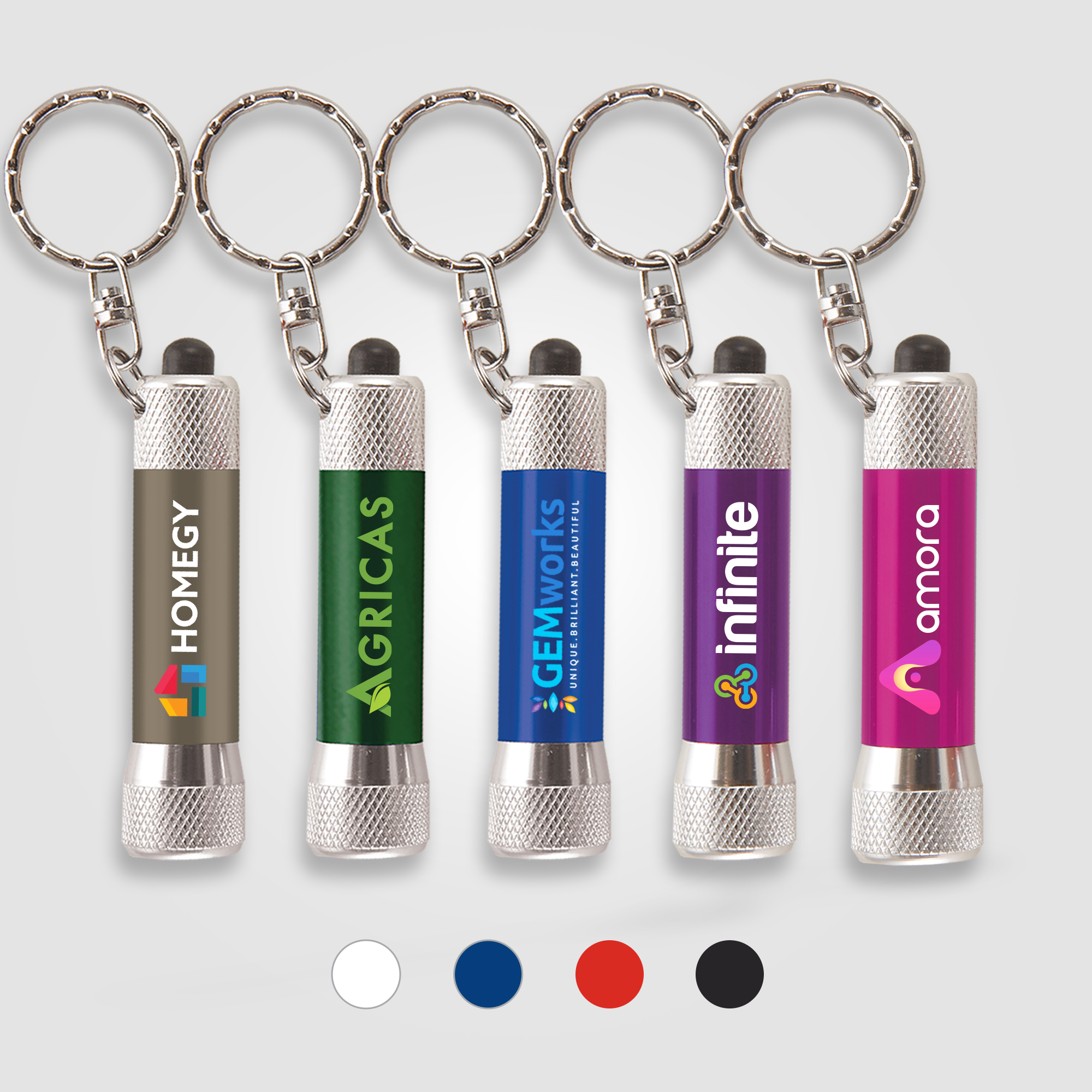 Chroma - LED Flashlight with Keyring 24