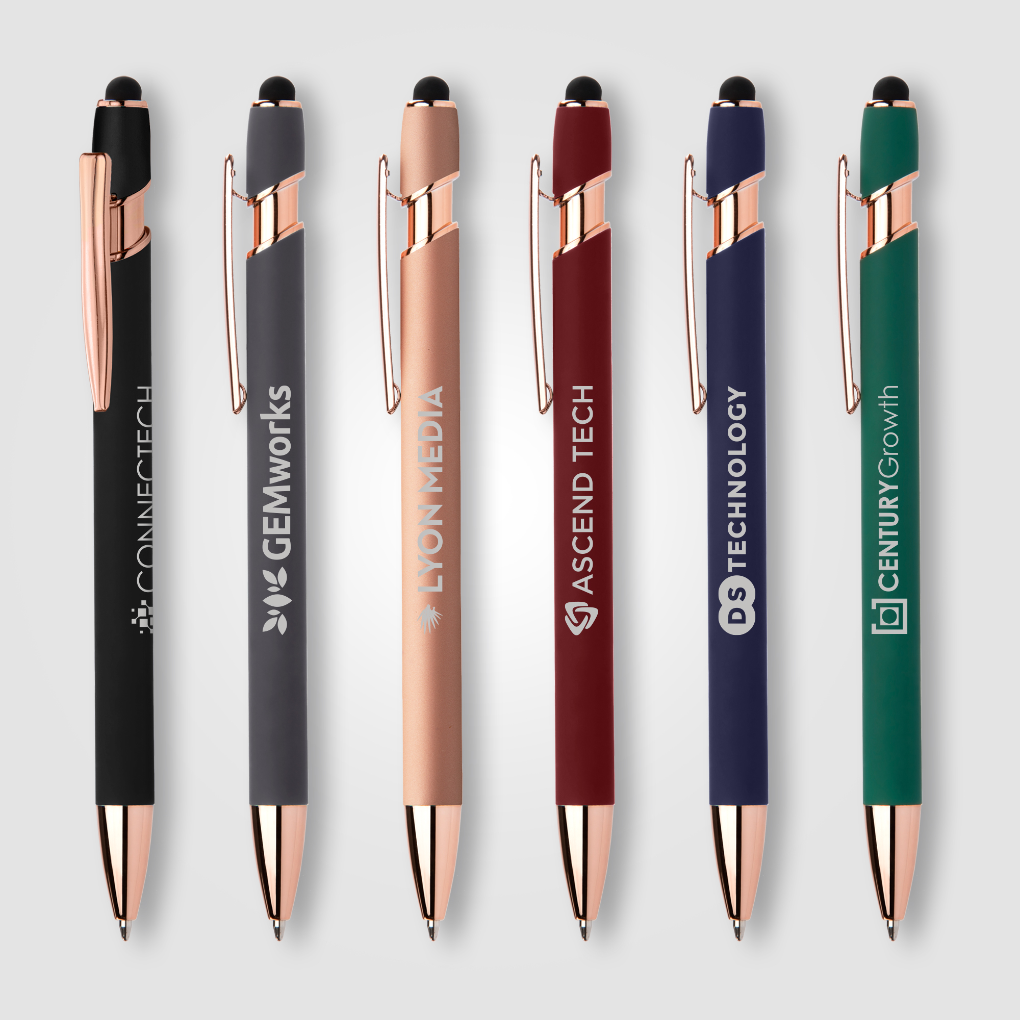 Ellipse Gel Softy Rose Gold w/Stylus 3
