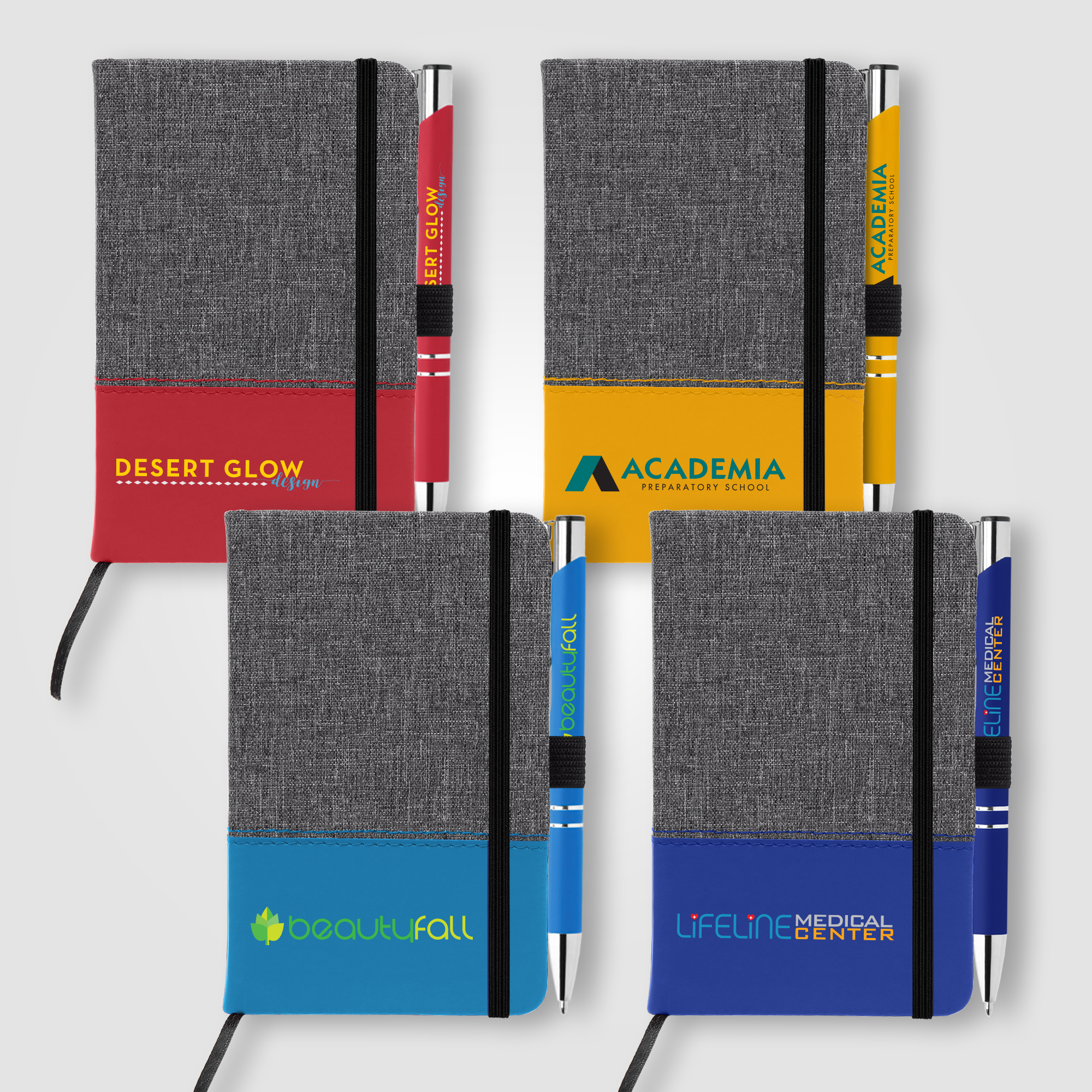 Twain Brights Notebook & Tres-Chic Pen Gift Set 2