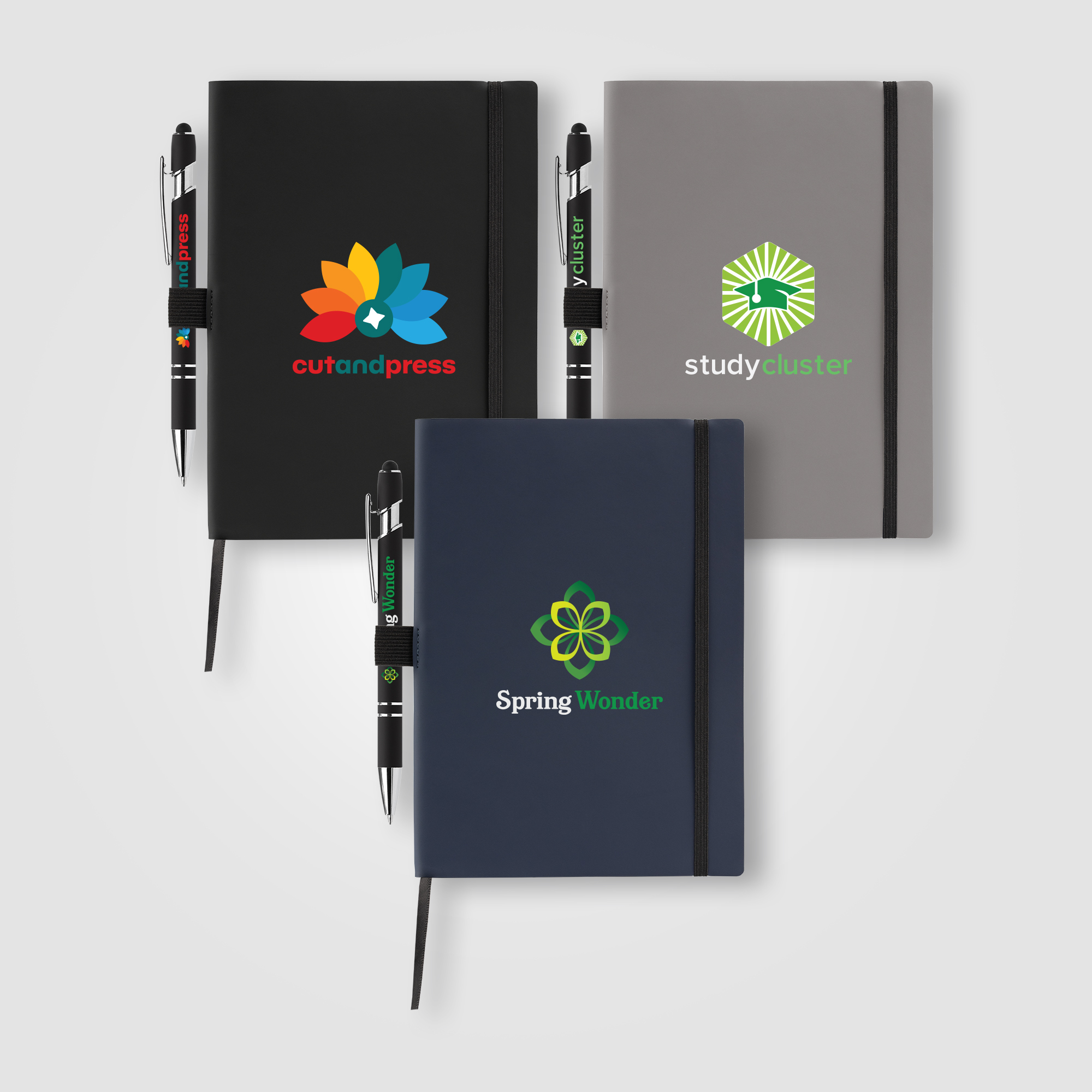 Hemingway Recycled Soft Cover Journal & Pen Set - A5 5.5" x 8.3" 19