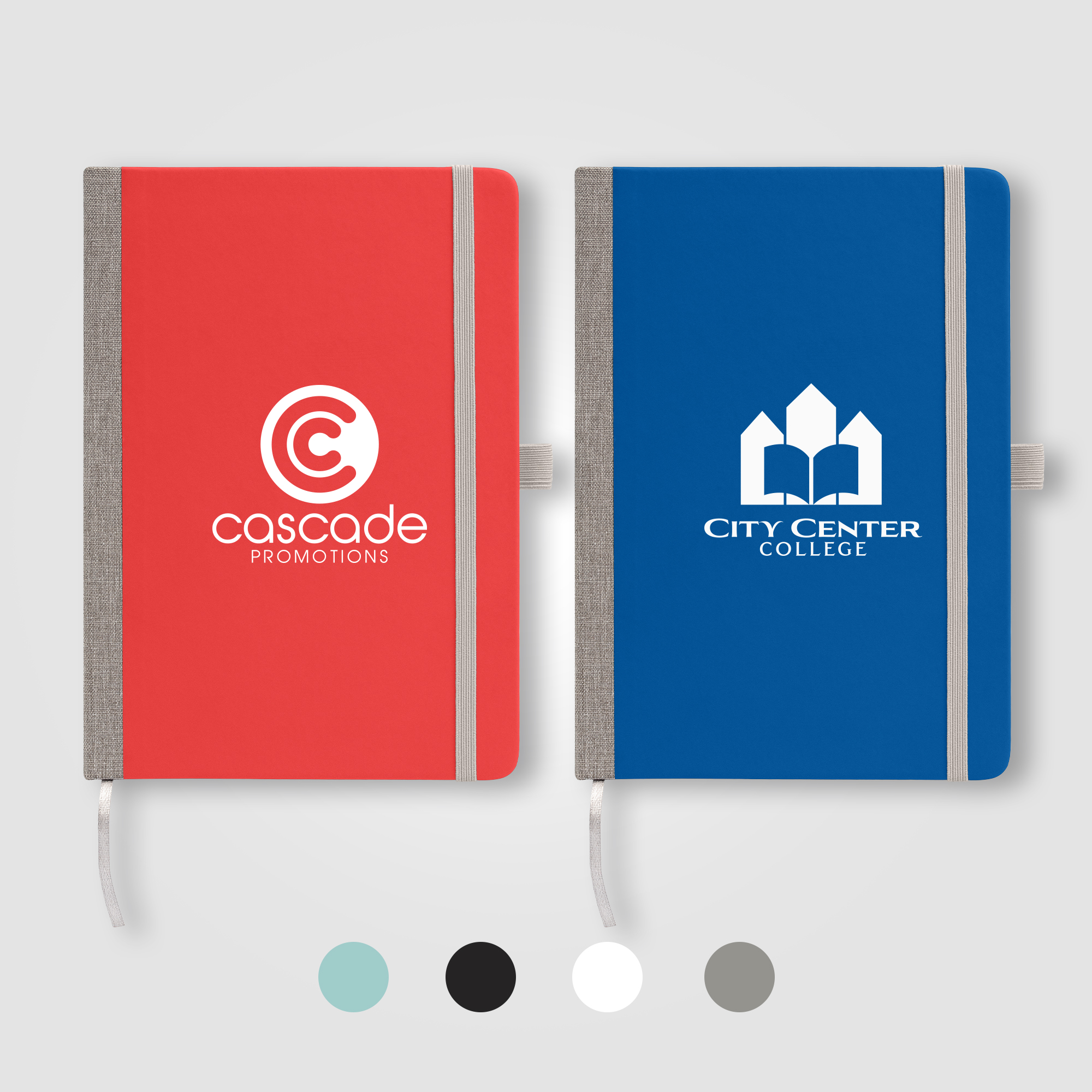Steinbeck - Recycled Two Tone Hard Cover Notebook 10