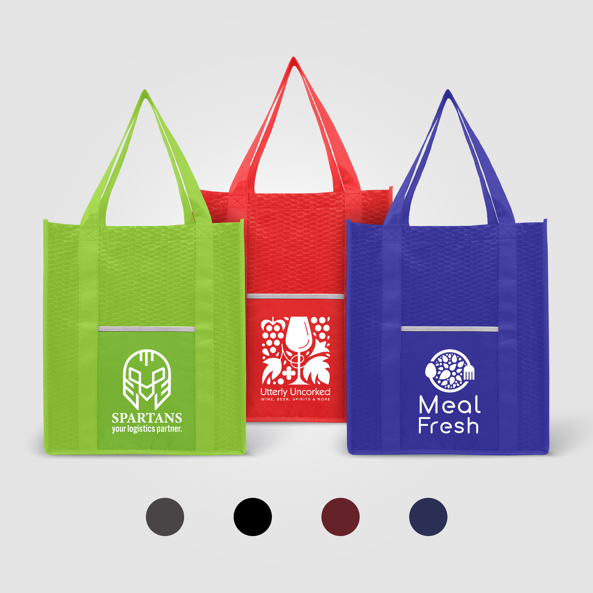 North Park Deluxe - Non-Woven Shopping Tote Bag