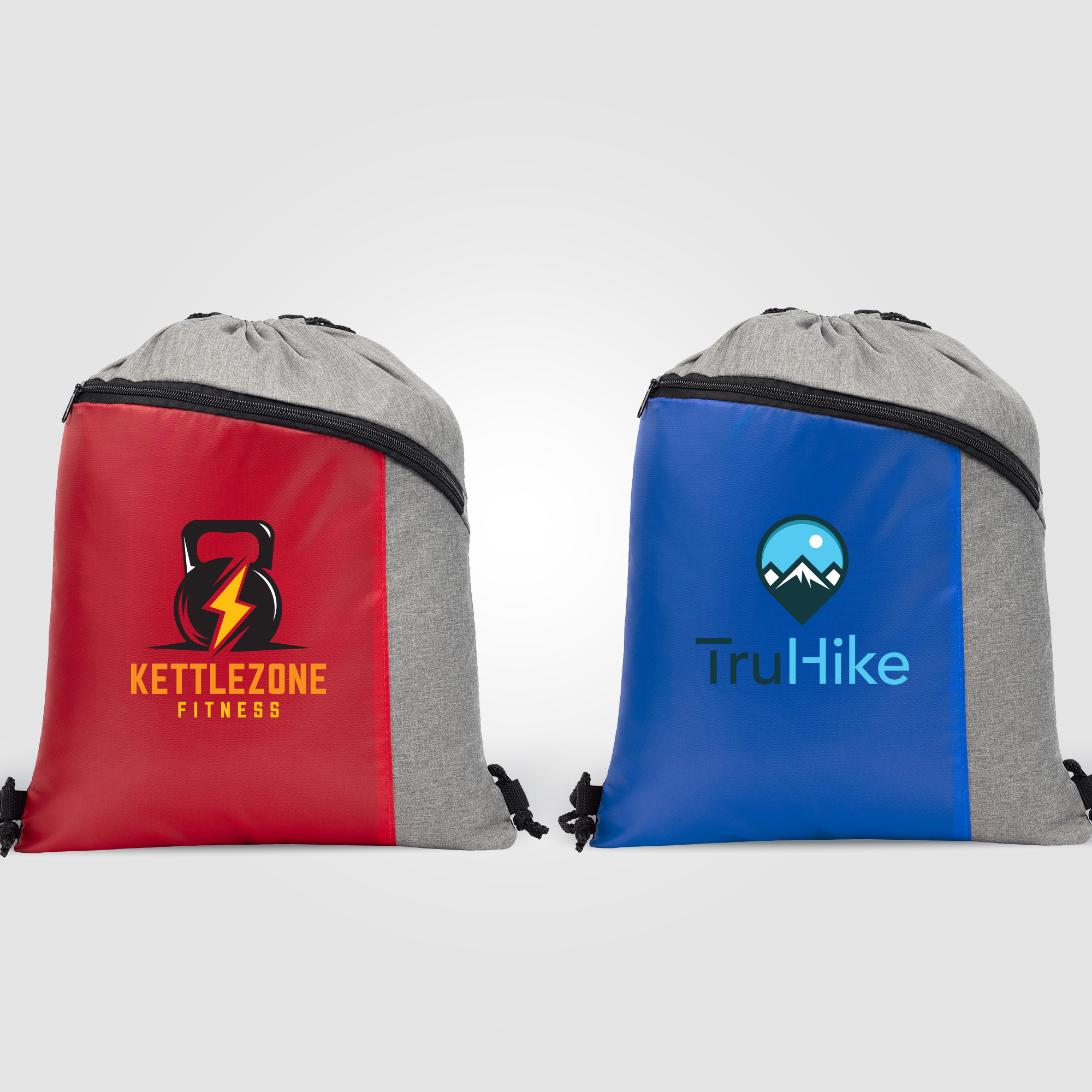 Geneva Drawstring Backpack - 210D Polyester 1