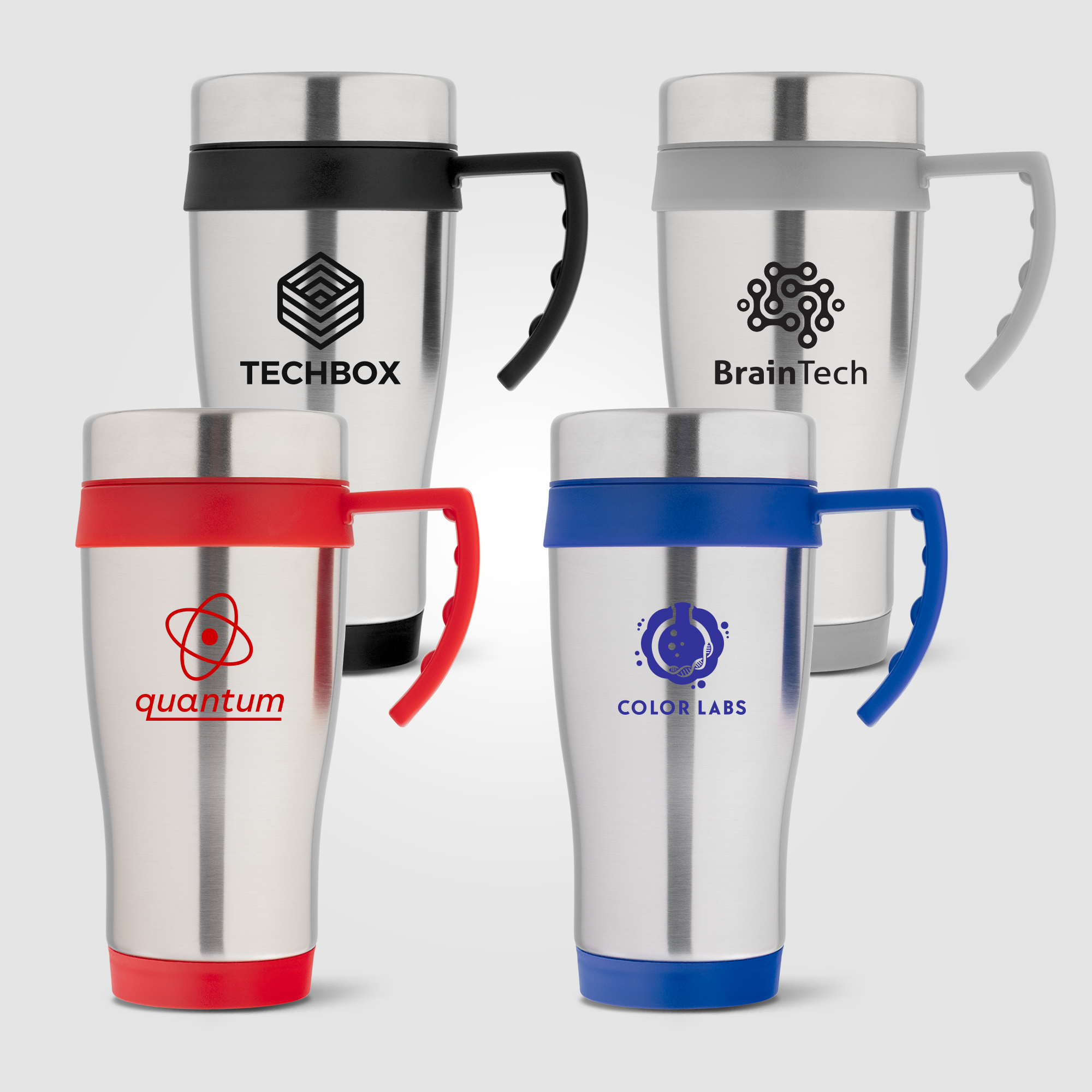 Legend Plus - 16 oz. Stainless Steel Travel Mug with Handle 1