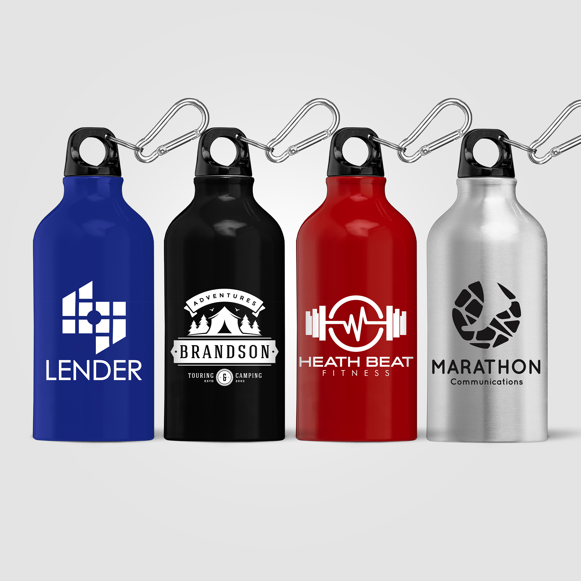 Portland - 19 oz. Aluminum Water Bottle, custom water bottle with logo imprint 12
