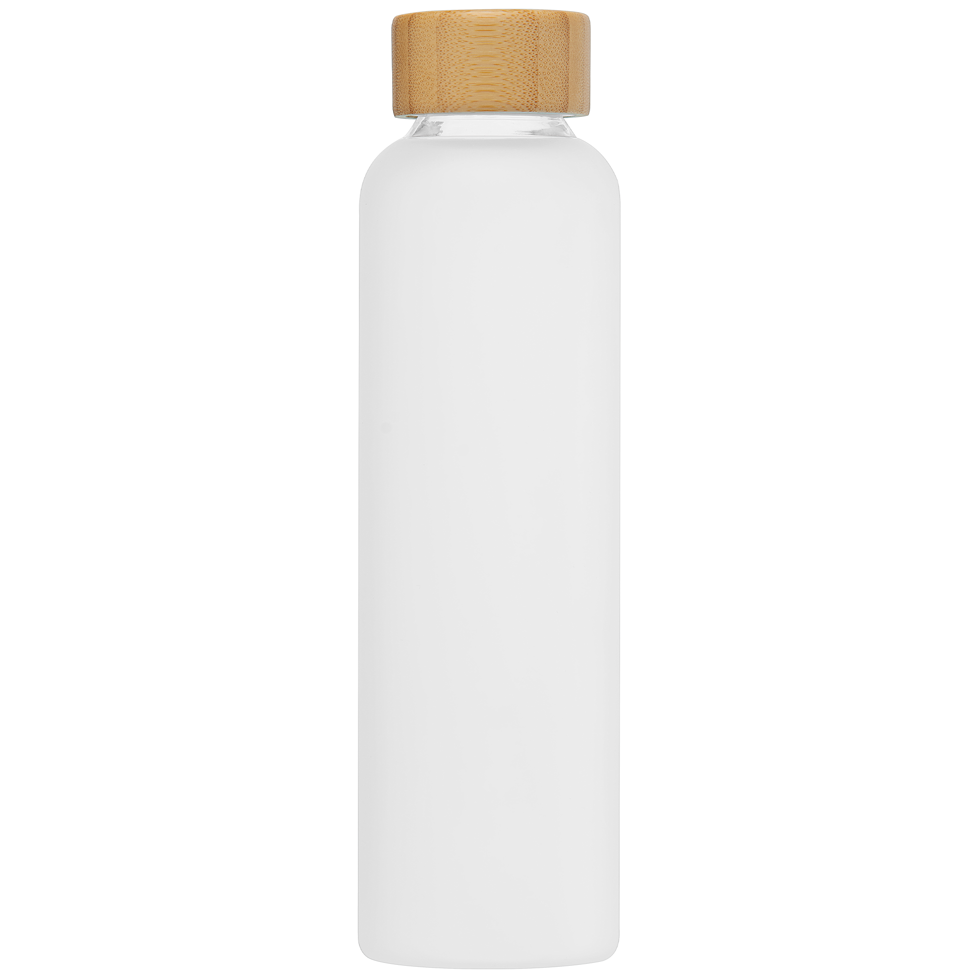 Lucerne – 590 ml Frosted Borosilicate Glass Bottle with Bamboo Lid