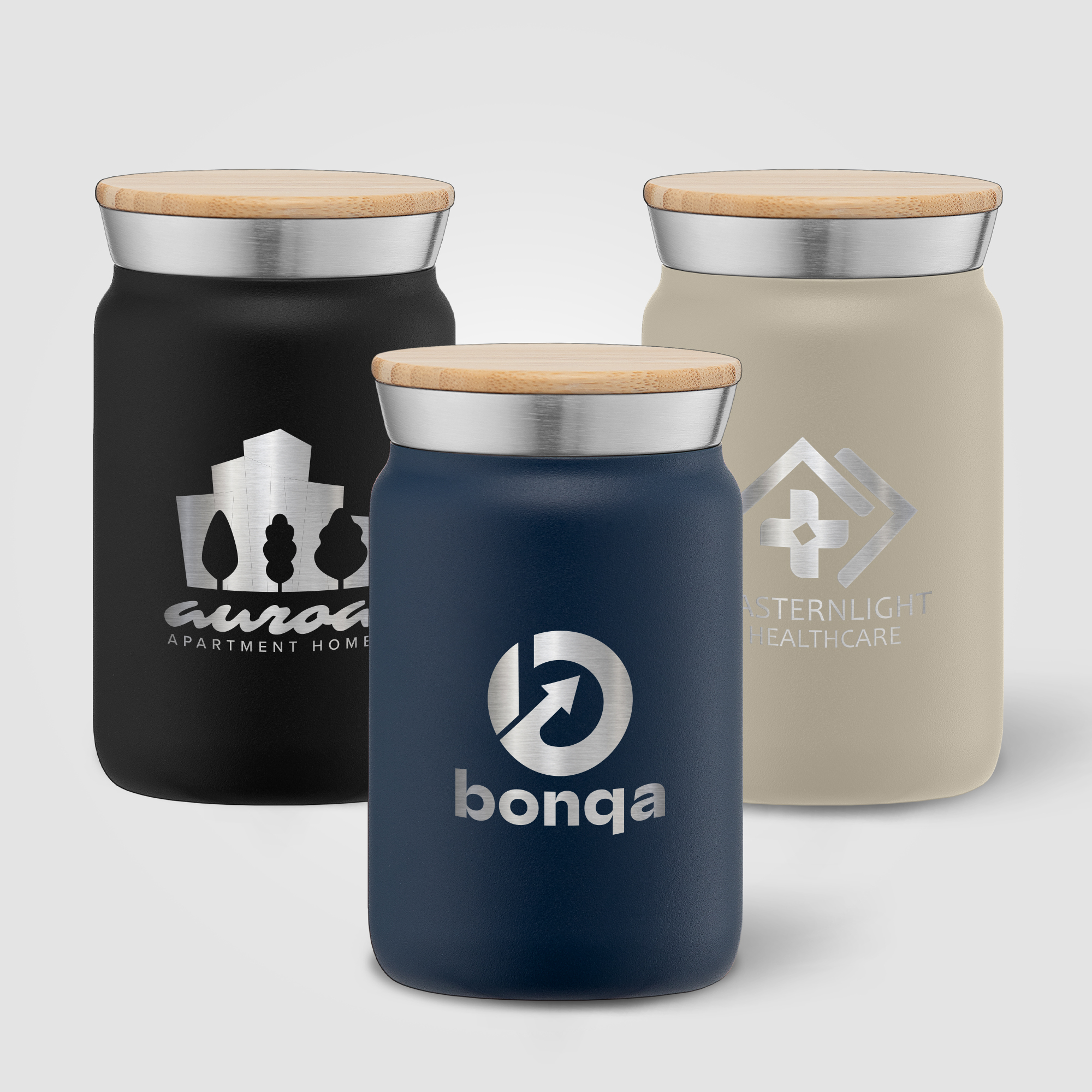 Nordic - 9 oz. Double Wall Copper-Lined Stainless Steel Tumbler with Bamboo Lid 5