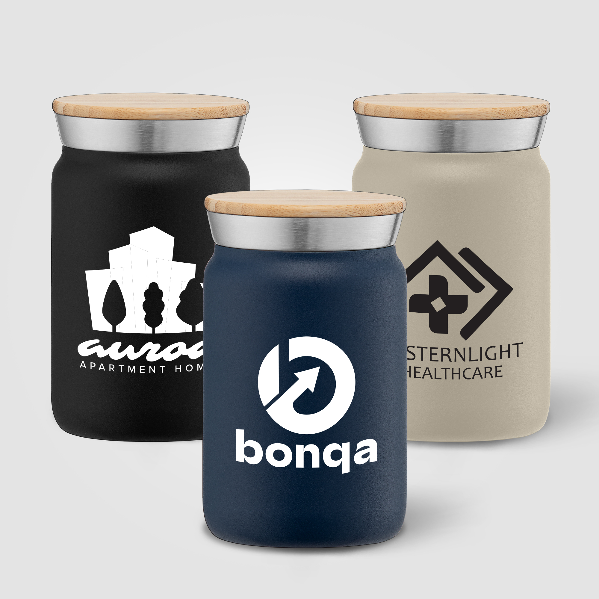 Nordic - 9 oz. Double Wall Copper-Lined Stainless Steel Tumbler with Bamboo Lid 7