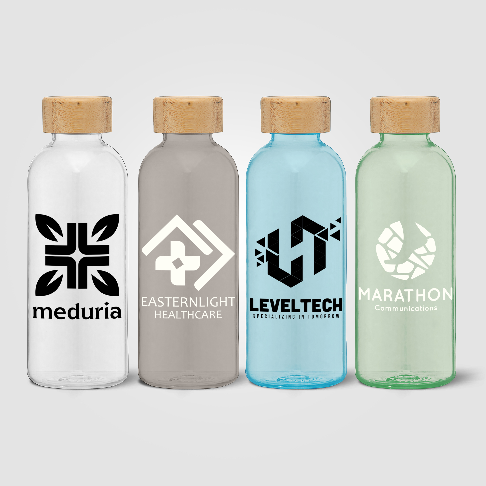 Strom - 650 ml rPET Water Bottle with Bamboo Lid