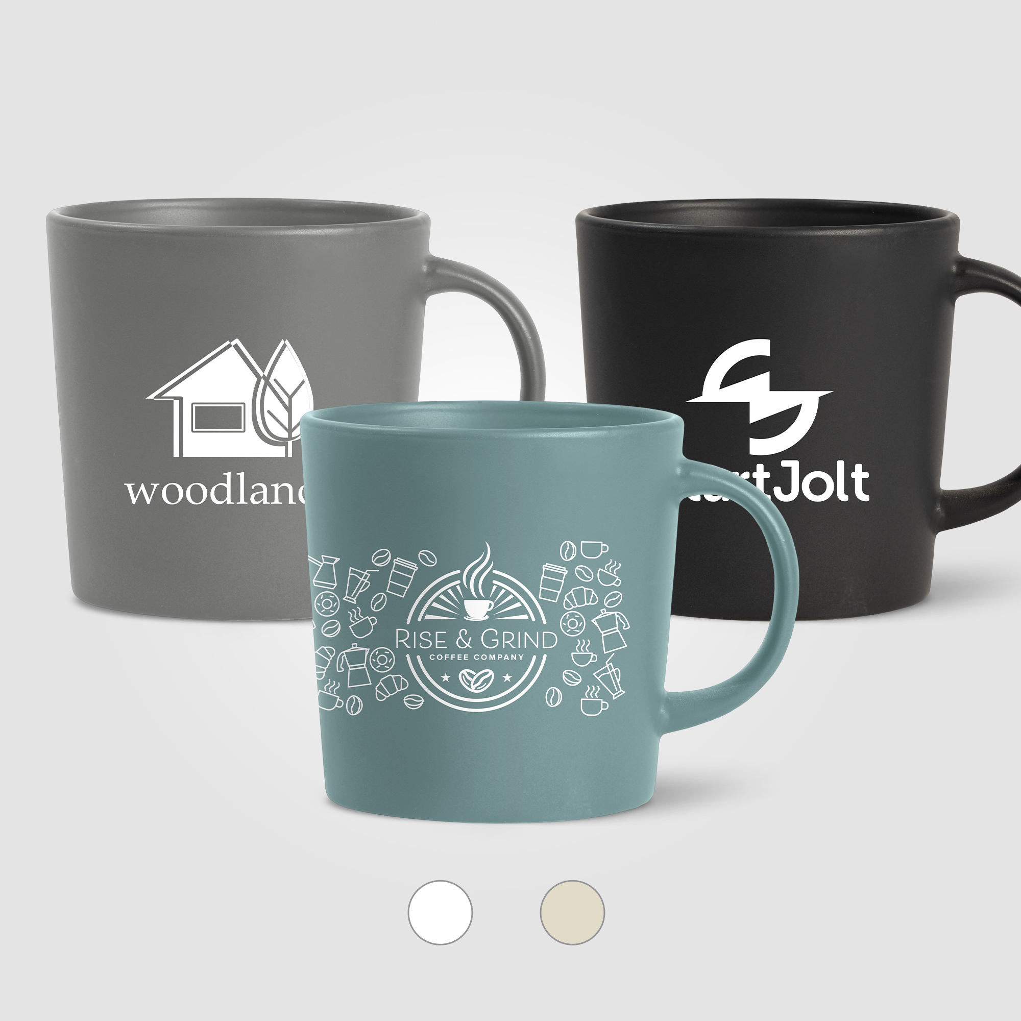 Milano - 12 oz. Matte Glazed Ceramic Mug 1