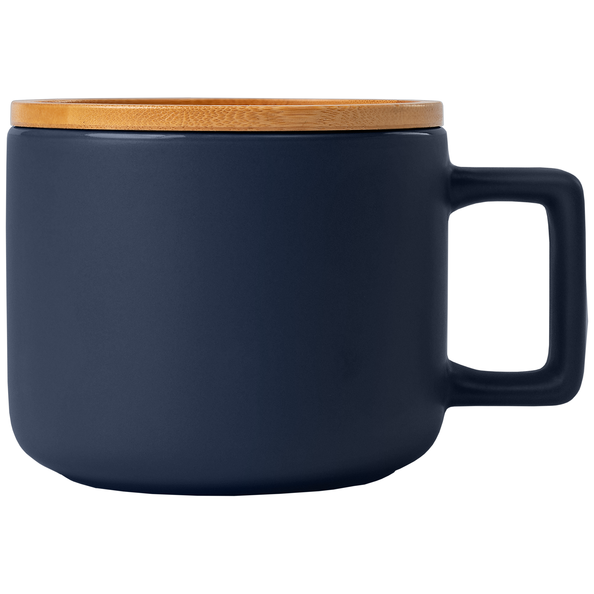 Café Virtuoso -  12 oz. Ceramic Mug with Bamboo Lid, custom mug with logo imprint 30